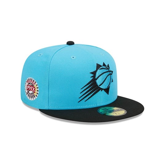 Men's Phoenix Suns New Era Black On Black 59FIFTY Fitted Hat