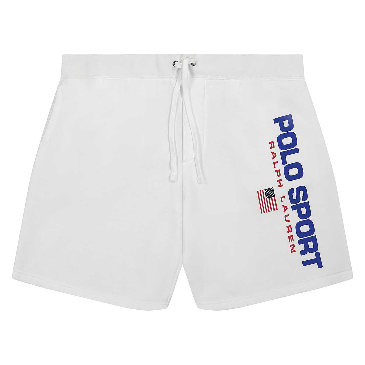 mens fleece polo shorts