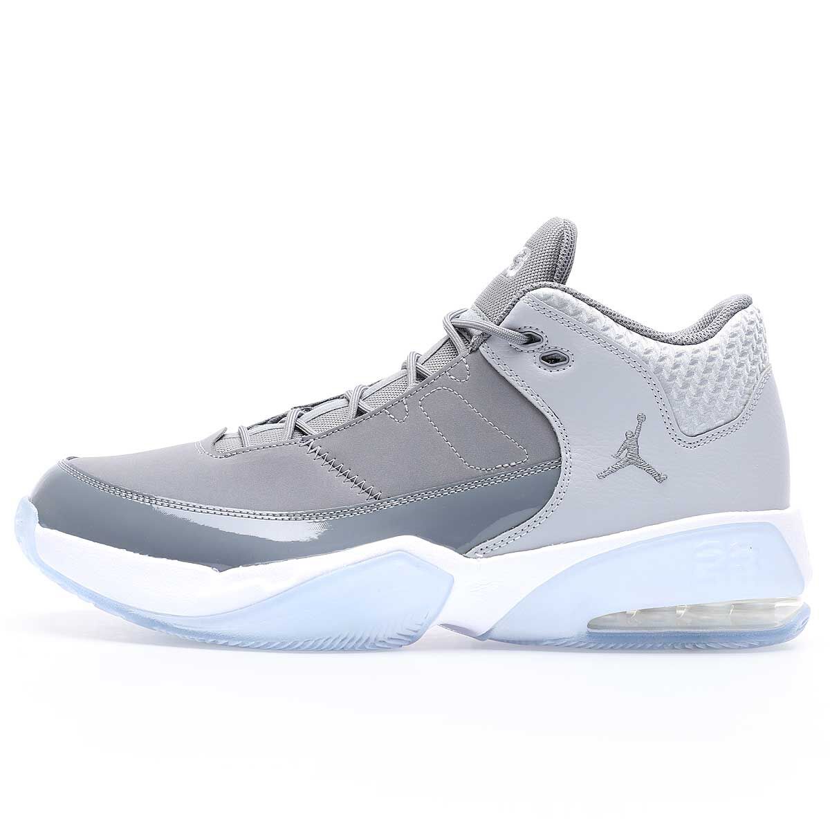 grey jordans max aura