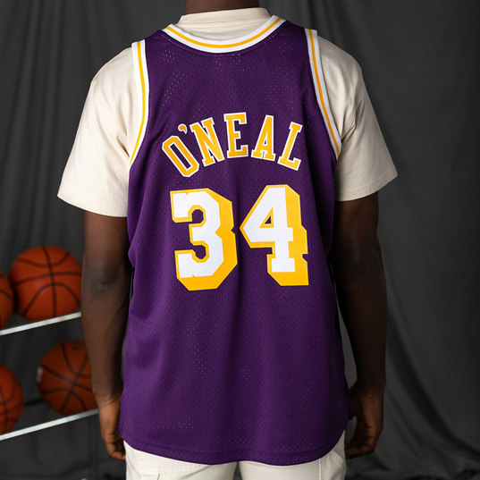 NBA Los Angeles Lakers Shaquille O'Neal Mitchell & Ness '96 Retro