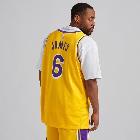Buy NBA LOS LAKERS DRI-FIT ICON SWINGMAN JERSEY JAMES for EUR 79.99 on KICKZ.com!