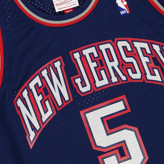 New Jersey Nets Mitchell & Ness Hardwood Classics XL Wordmark