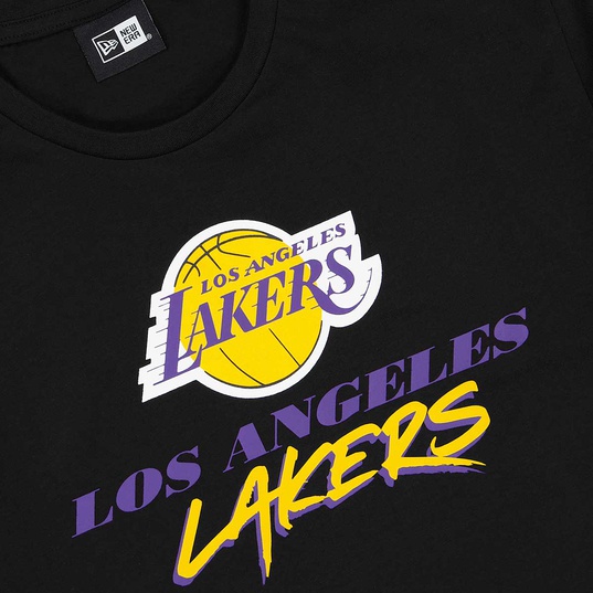 T-shirt New Era NBA Los Angeles Lakers Script Black Men