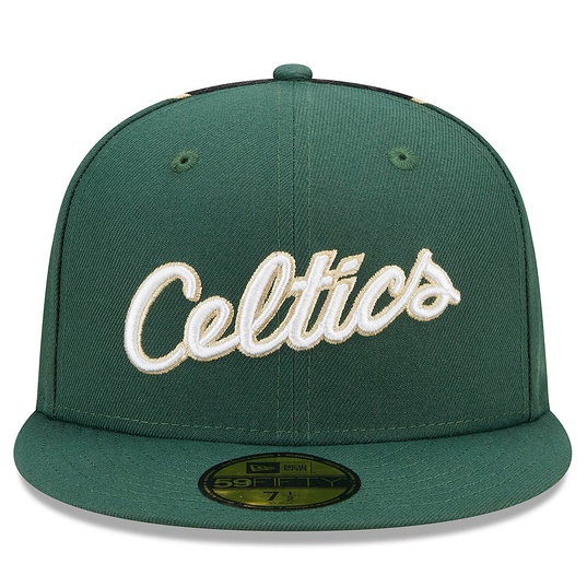 New Era Boston Celtics 59Fifty Cap Hat Fitted Size 7 3/4 NBA Basketball