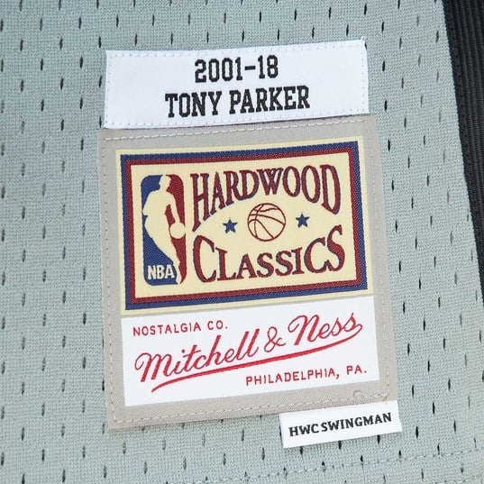 San Antonio Spurs Mitchell & Ness Hardwood Classics XL Wordmark
