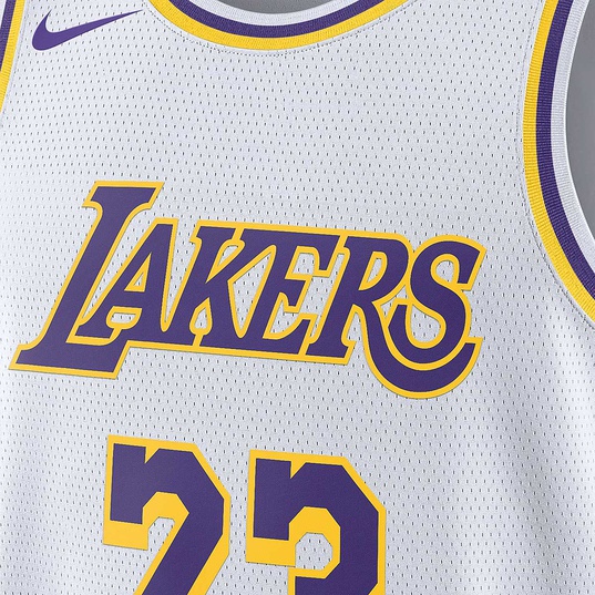 Unisex Los Angeles Lakers LeBron James Nike White Swingman