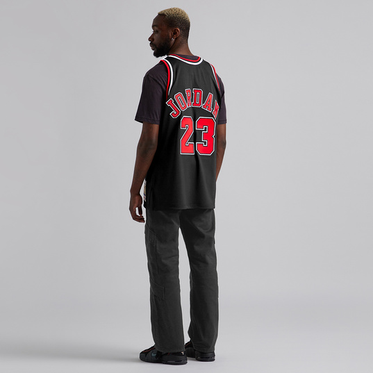 Michael Jordan 23 Movie Edition Black Basketball Jersey - Kitsociety