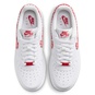 nike WMNS AIR FORCE 1 07 ESSENTIAL PICKNICK WHITE MYSTIC RED 4