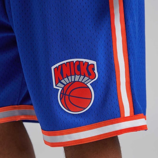 Mitchell & Ness Nba New York Knicks Swingman Shorts in Blue for Men