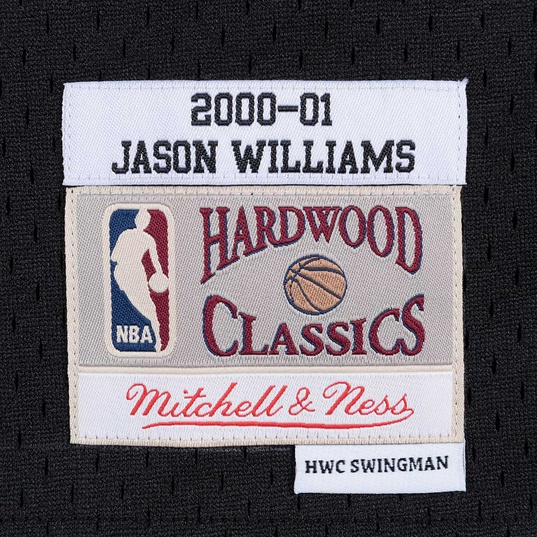 Men's Miami Heat Jason Williams Mitchell & Ness Black Hardwood Classics  Swingman Jersey