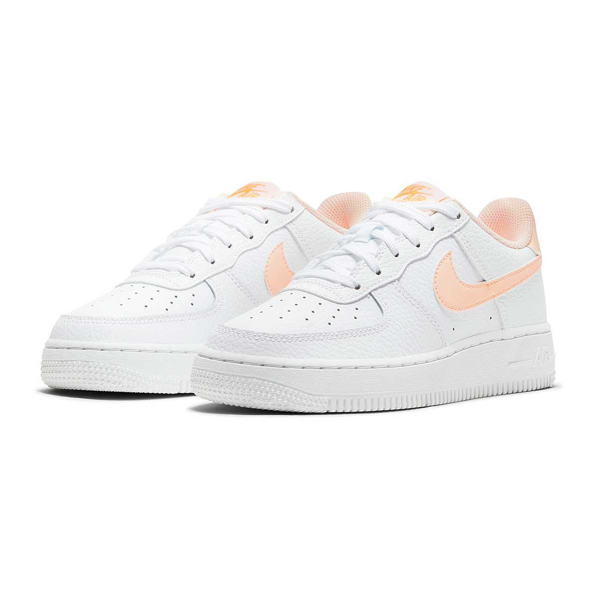 nike air force 1 gs white hyper crimson