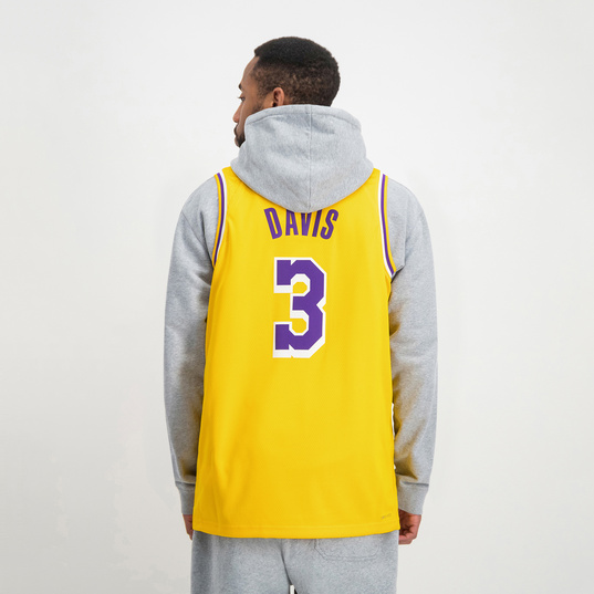 Anthony Davis Los Angeles Lakers Icon Edition Swingman Jersey - Yellow -  Throwback