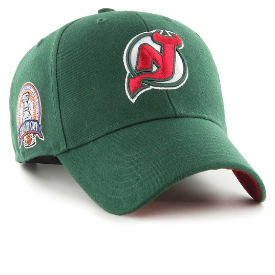 47 Brand Men's Black New Jersey Devils Team Franchise Fitted Hat