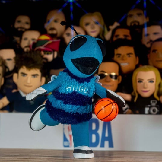 NBA Charlotte Hornets Hugo Mascot Kuricha Sitting Plush
