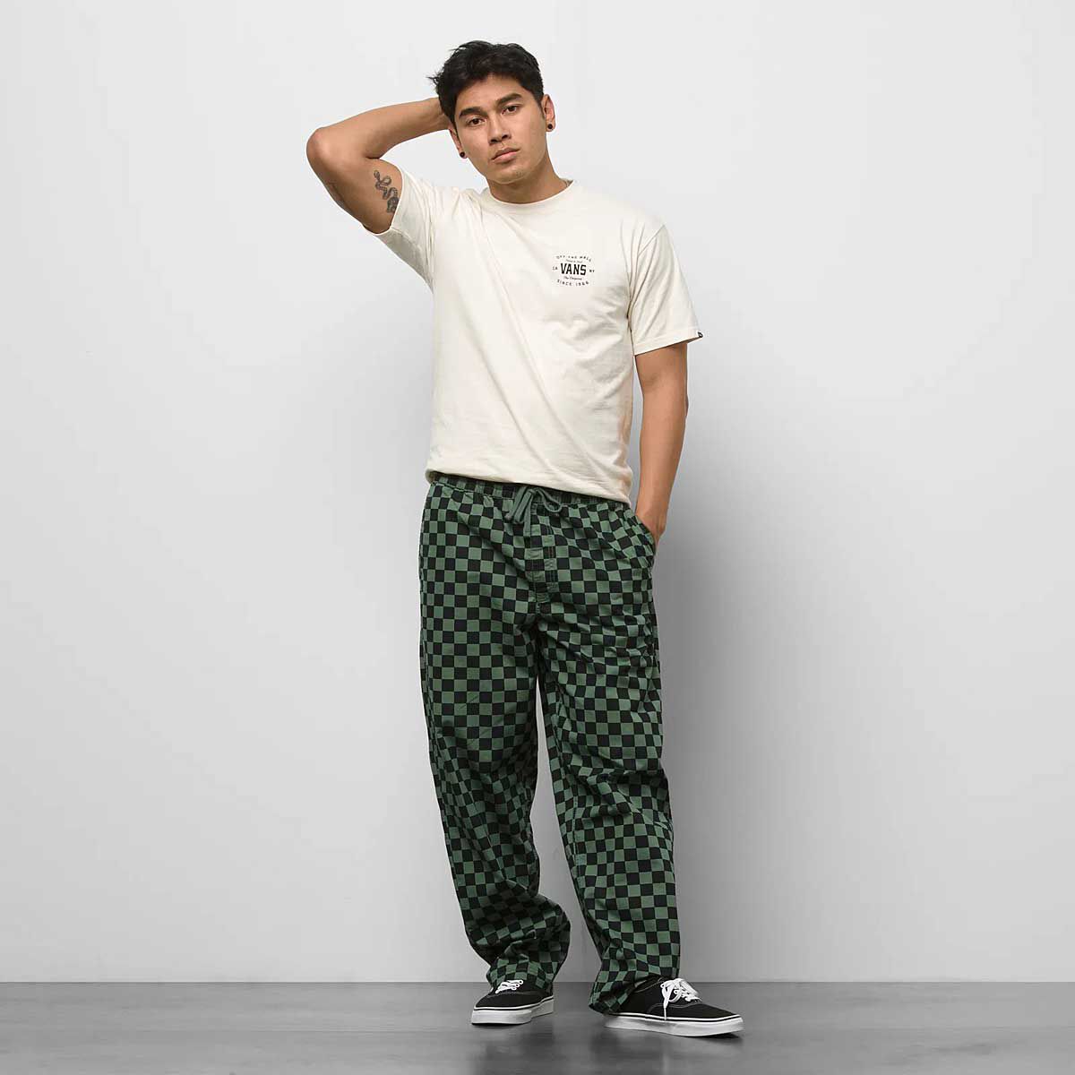 Baggy sale tapered pants