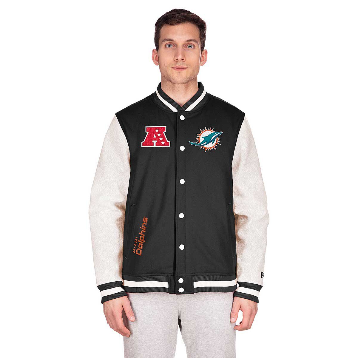 NFL MIAMI DOLPHINS SIDELINE VARSITY JACKET