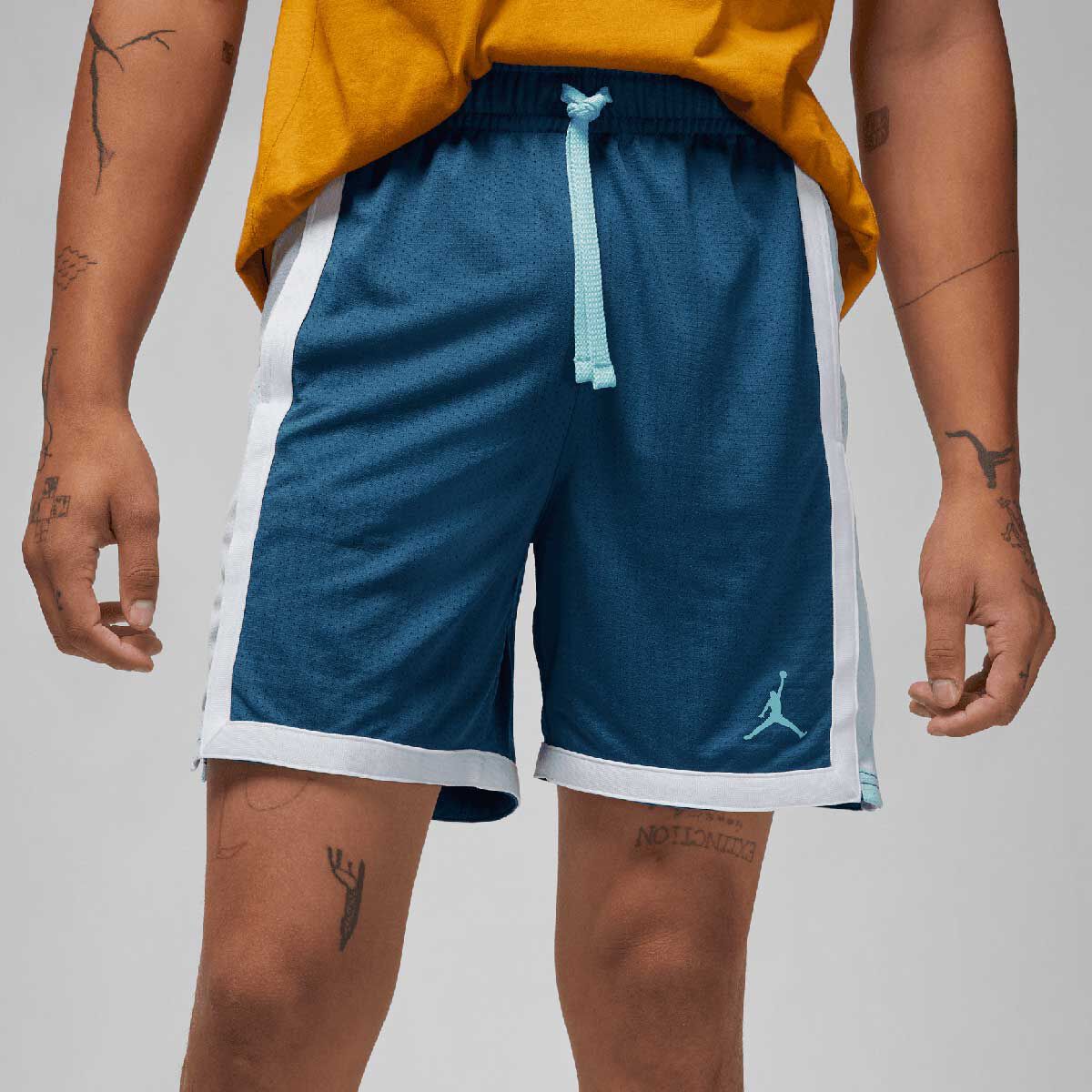 french blue jordan shorts
