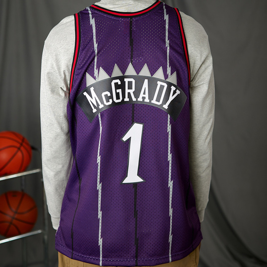 TRACY MCGRADY TORONTO RAPTORS M&N HARDWOOD CLASSIC SWINGMAN NBA