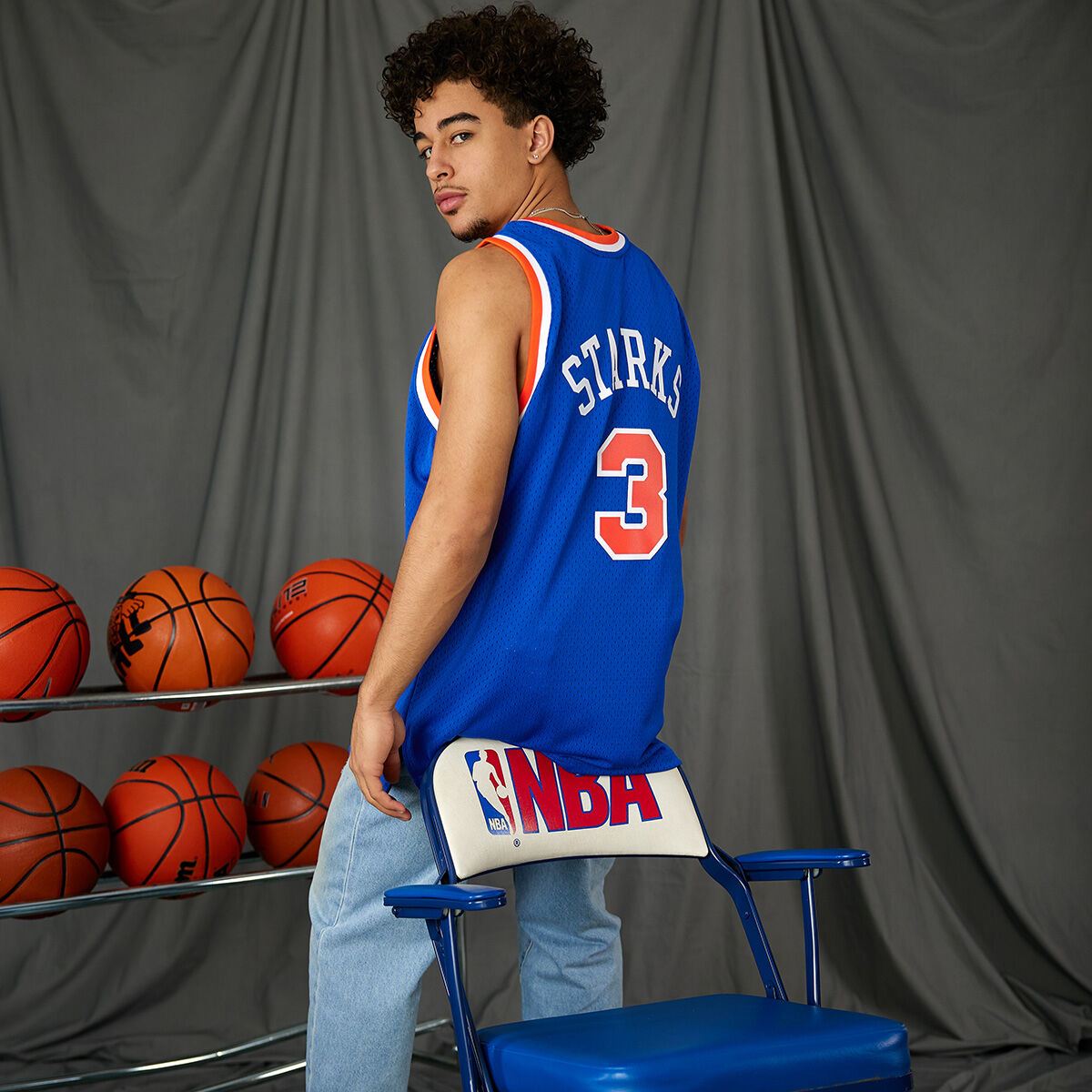 🏀 Get the NBA NEW YORK KNICKS 1991-92 SWINGMAN JERSEY JOHN STARKS