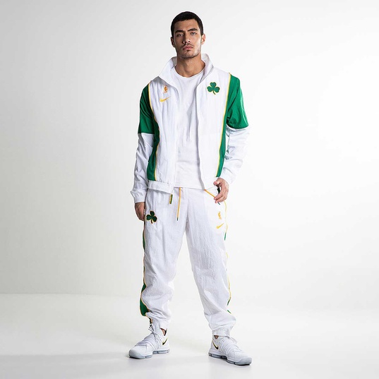 Boston Celtics Courtside Men's Nike NBA Tracksuit Jacket.