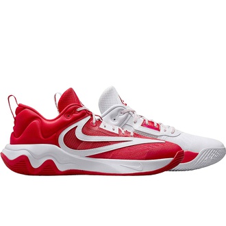 nike red full length air sole size