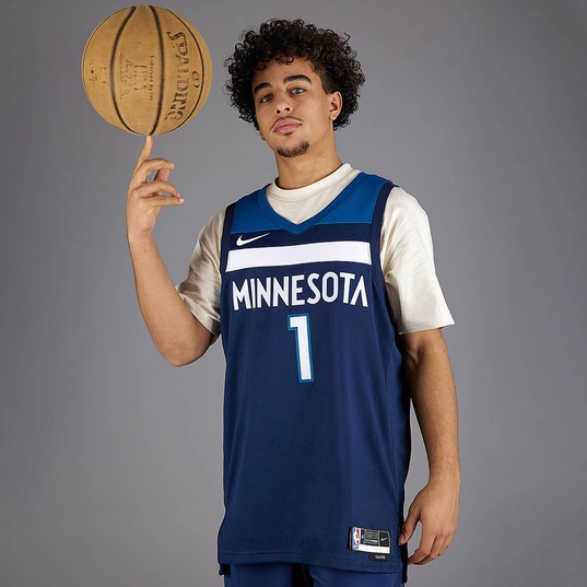 Minnesota Timberwolves Nike Icon Swingman Jersey - Anthony Edwards - Youth