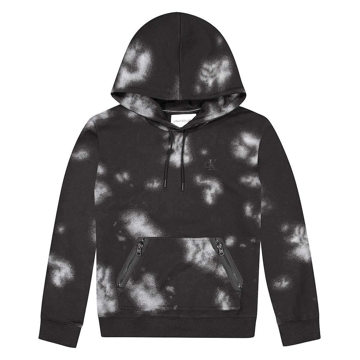 calvin klein cloud print hoodie