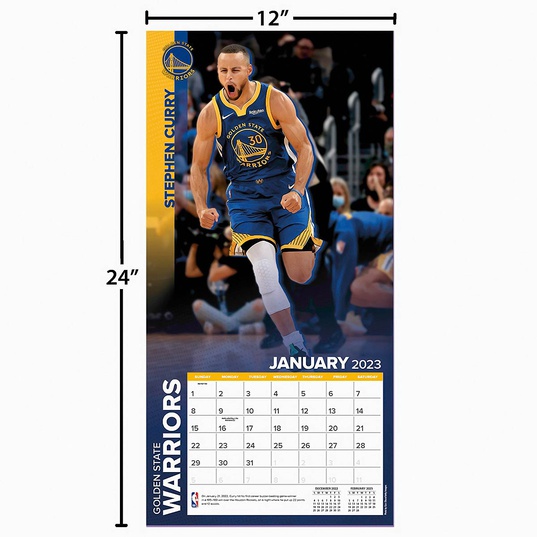 Osta Golden State Warriors NBA Stephen Curry Calendar 2023