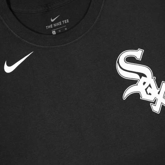 Nike Chicago White Sox Large Logo T-Shirt Black - BLACK