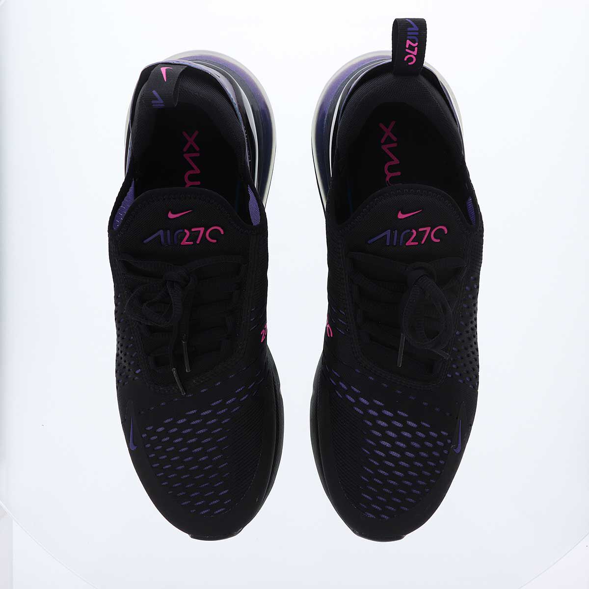 Mens air max discount 270 black/laser fuchsia-regency purple