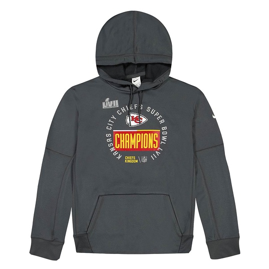 nike NFL Kansas City Chiefs Super Bowl Champs Hoody ANTHRACITE 1