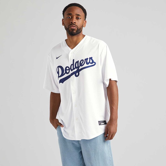 LA Dodgers Baseball Replica White Jersey