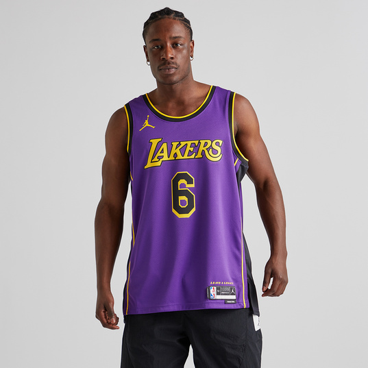 Nike Basketball NBA LA Lakers Lebron James Swingman unisex jersey in purple