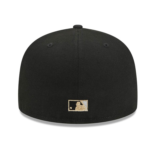 New Era Chicago White Sox Laurel Sidepatch Cap Men Caps Black in Size:7