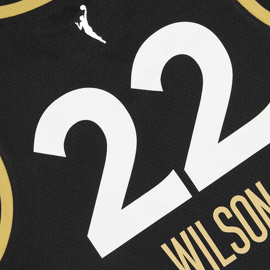 Youth Las Vegas Aces A'ja Wilson Nike Black Player Jersey - Rebel Edition