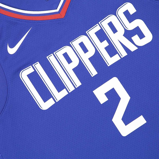 Nike Dri-Fit Mens Blue White Los Angeles Clippers Kawhi Leonard NBA Jersey  Sz 44