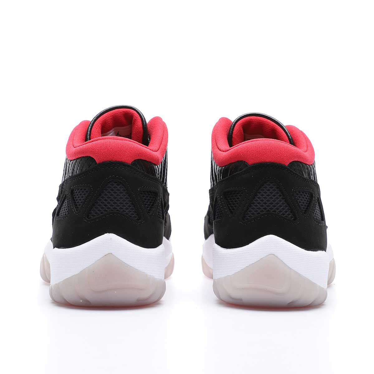 jordan 11 retro low ie black true red multicolor