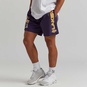 NBA LOS ANGELES LAKERS TEAM HERITAGE WOVEN SHORTS  large image number 5