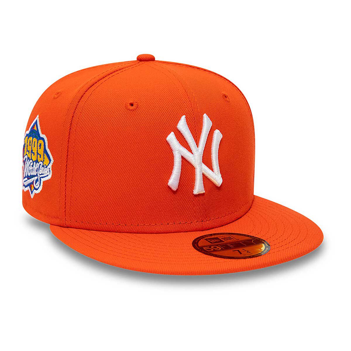 orange yankee hat