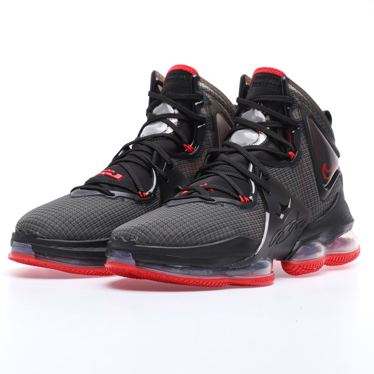 lebron 19 black and red