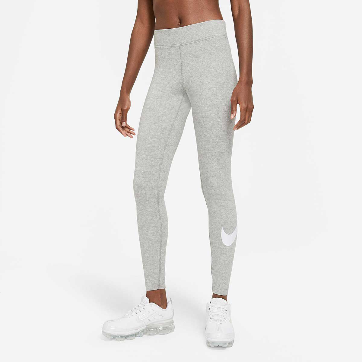 grey nike swoosh leggings