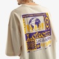 nike NBA LOS ANGELES LAKERS COURTSIDE OVERSIZED T SHIRT PURE 6
