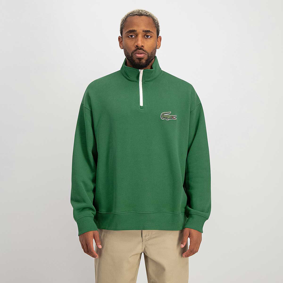 Lacoste zip best sale sweatshirt