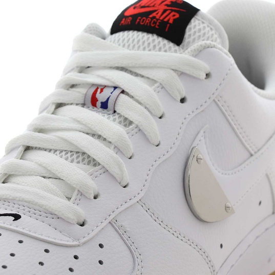 Nike Air Force 1 '07 LV8 NBA White/Bright Crimson-Black - CT2298-101