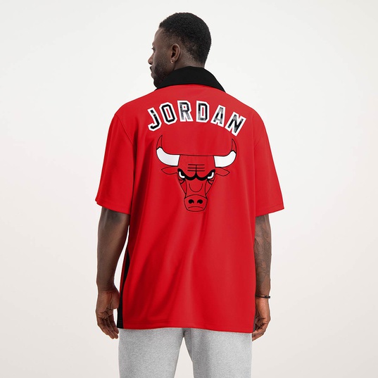 Mitchell & Ness Michael Jordan Chicago Bulls Red 1984 Authentic Shooting T-Shirt Size: Medium