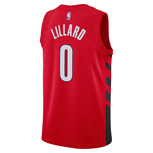 Men's Portland Trail Blazers Damian Lillard Nike Red Swingman