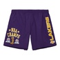 NBA LOS ANGELES LAKERS TEAM HERITAGE WOVEN SHORTS  large image number 1