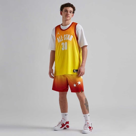Nike Jordan NBA All Star Swingman Jersey - Salsa Red/Very Berry - Stephen  Curry - Mens