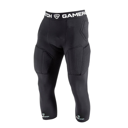 Gamepatch 3/4 Compression Tights with Knee Padding White