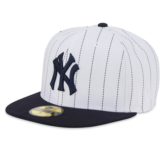 Koop MLB NEW YORK YANKEES 59FIFTY PINSTRIPE 75TH WORLD SERIES PATCH CAP ...
